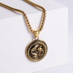 Stainless Steel 12 Constellation Pendant Necklace Aries - Image 6