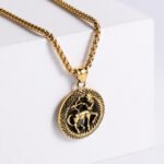 Stainless Steel 12 Constellation Pendant Necklace Aries - Image 7
