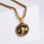 Stainless Steel 12 Constellation Pendant Necklace Aries - Image 8