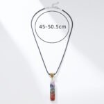 7 Chakra Healing Crystal Pendant – Natural Stone Necklace for Reiki & Meditation - Image 4