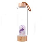 Crystal Infused Water Bottle with Bamboo Lid – Natural Energy Healing Cup - Image 5