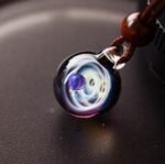 Cosmic Glass Galaxy Pendant – A Touch of Celestial Elegance - Image 3